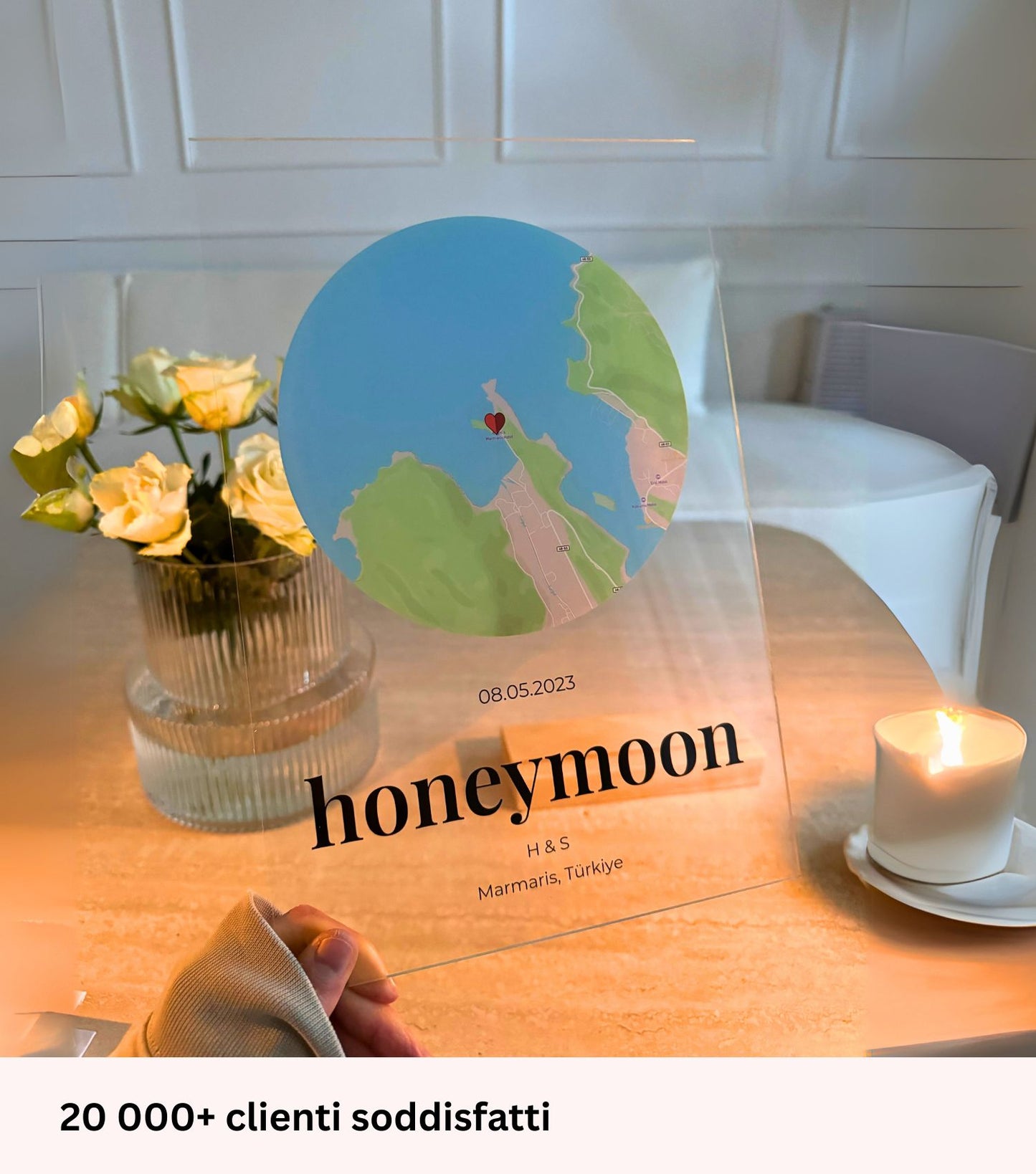 “Dove tutto è iniziato” - Targa acrilica personalizzata